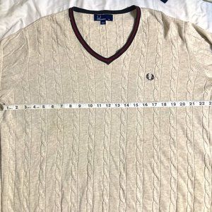 Vintage 90s Prima Cotton Tennis Sweater Fred Perry